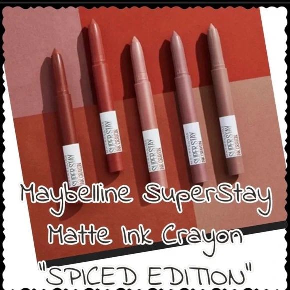 5-Maybelline SUPER STAY® MATTE CRAYON Set
"SPICED EDITION" - Picture 1 of 4